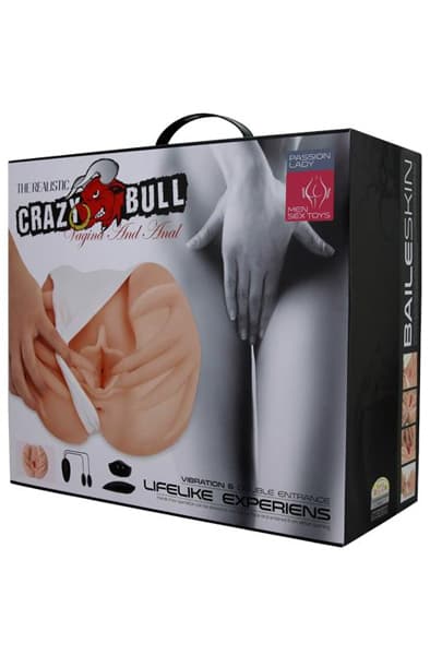 Crazy Bull Masturbator Vibration Vagina and Anal Sexdukke
