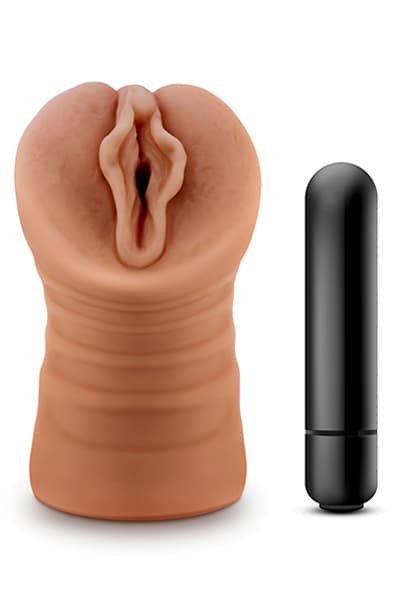 M For Men Sofia Mocha Masturbator med vibration