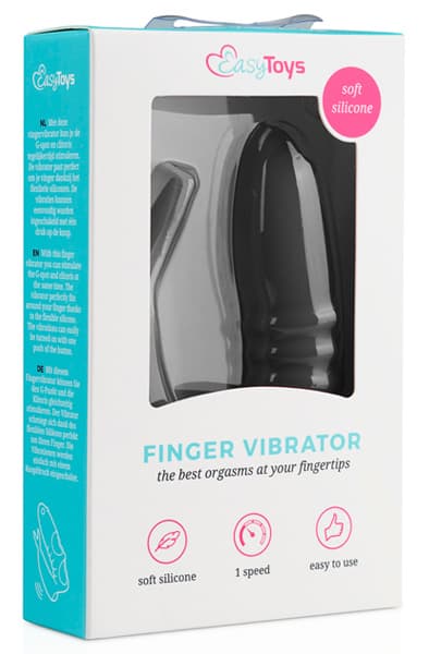 Easytoys Finger Vibrator Black Fingervibrator