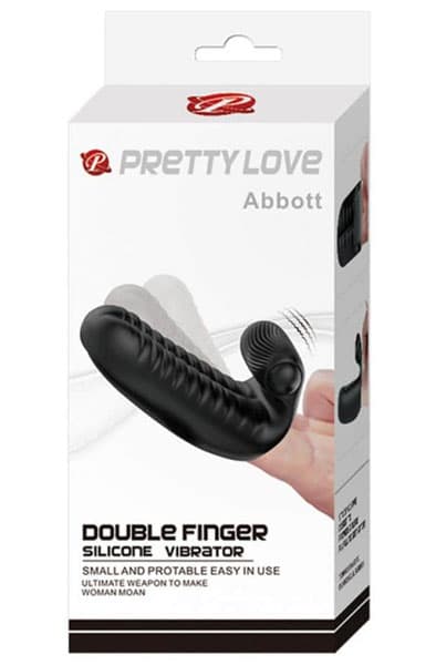 Pretty Love Abbott Black Finger vibrator