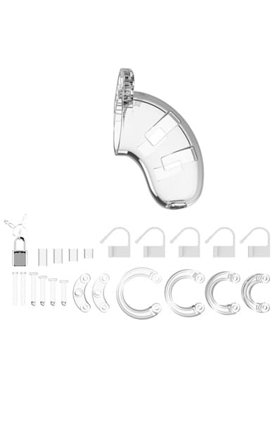 Mancage 01 Chastity Cage Transparent Siveyshäkki