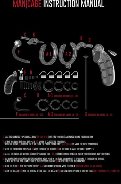 Mancage 17 Chastity Cage With Silicone Urethal Sounding Siveyshäkki