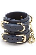 Miniatyrbild 1 av 2: Bondage Couture Hand Cuff Blue Handbojor