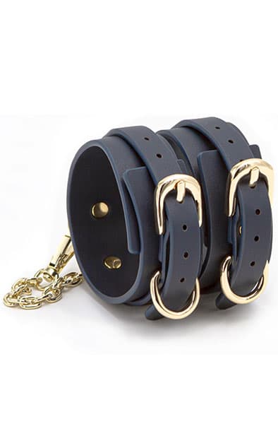Bondage Couture Ankle Cuff Blue Fotjern