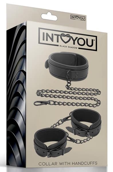 Vegan Collar & Hand Cuffs Set Håndjern og halsbånd