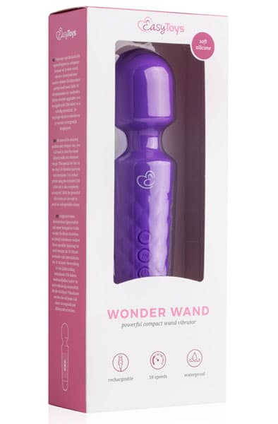 Easytoys Mini Wand Vibrator Purple Magicwand / Massagewand