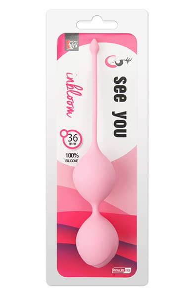 Dream Toys See You In Bloom Duo Balls 36mm Pink Bækkenbundskugler
