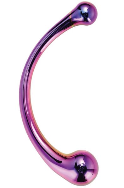 Dream Toys Glamour Glass Curved Big Wand Dildo i glas