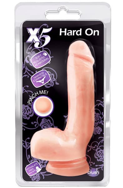 Blush Novelties X5 Hard On Beige 22 cm Dildo