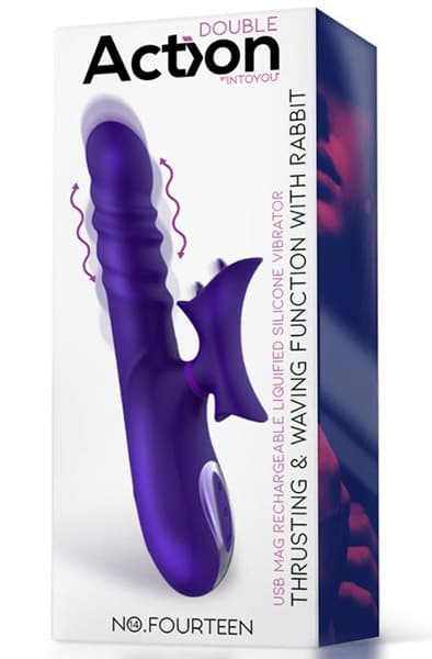 Action No. Fourteen Thrusting & Waving Vibrator/Rabbit Rabbitvibrator