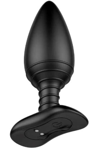 Action Asher Butt Plug Remote Control Analplugg med vibrator