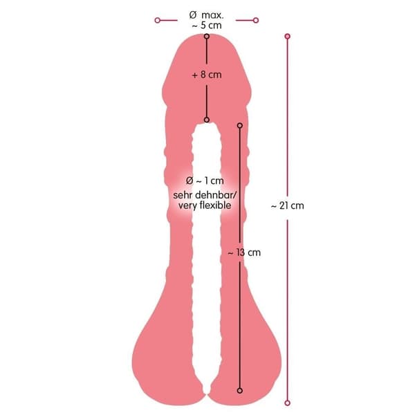 Nature Skin 2 i 1 – Penisforlænger og Masturbator – Anus