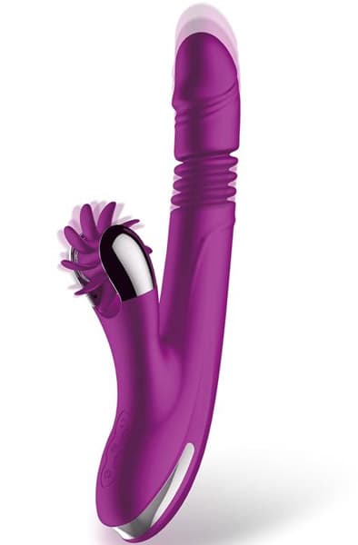 No. Four Up & Down Vibrator With Rotating Wheel Vibrator med licking wheel