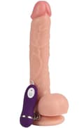 Miniatyrbild 1 av 2: Shequ Realistic Vibe Remote Control Optimus 28cm Dildo med vibrator
