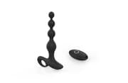 Vibrating Anchor Anal Beads - Black