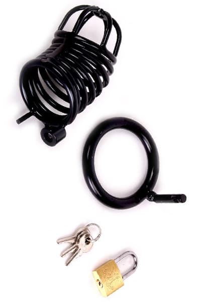 Kiotos Chastity Cage Black Kyskhetsbur