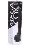 Miniatyrbillede 3 af 3: Kiotos Cox MEGA Black 37cm XL dildo