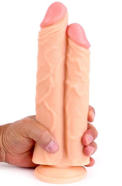 Kiotos Double COX Flesh 28cm Dual dildo