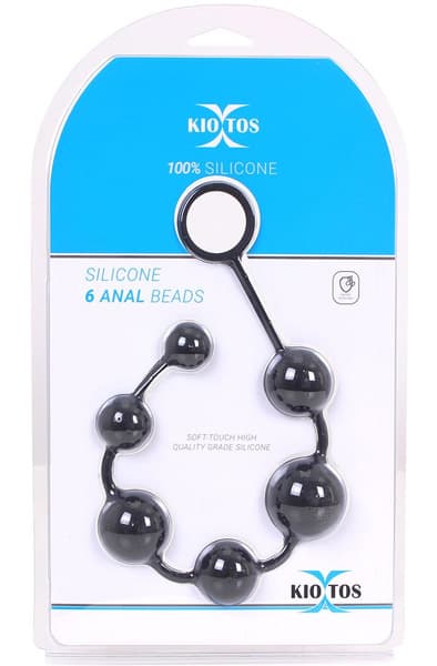 Kiotos Silicone 6 Anal Beads Analkuler