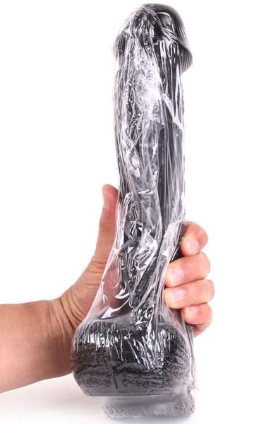 Dinoo King-Size Cock Curved Black 30,5cm