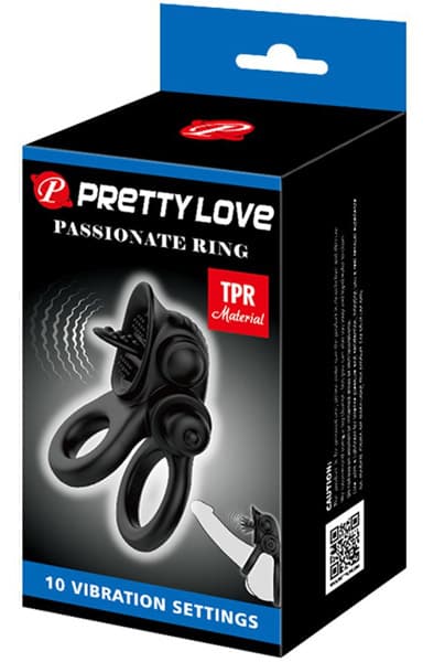 Pretty Love Passionate Ring Vibrating Cockring