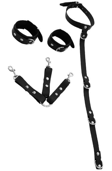 Kiotos Leather Neck Hand Multi Fetlock Bondage sele