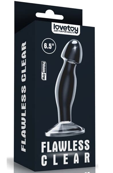 Lovetoy Flawless Clear Prostate Plug 16,5cm Analplug