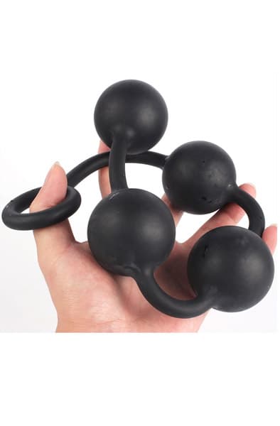 Silicone Anal Balls Quarty M 35cm Paksut anaalihelmet