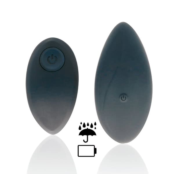 BLACK & SILVER ZARA FJERNSTYRET VIBRATOR MED TRUSSE