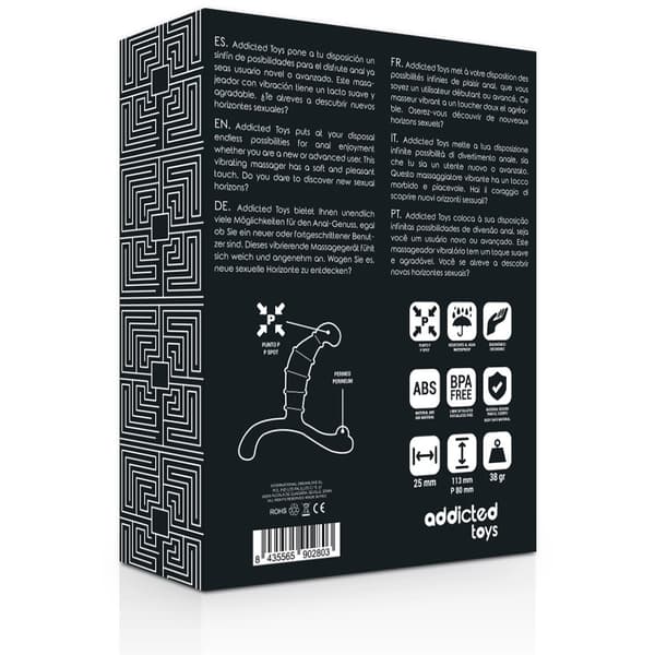 ADDICTED TOYS PROSTATA ANAL STIMULERING SORT