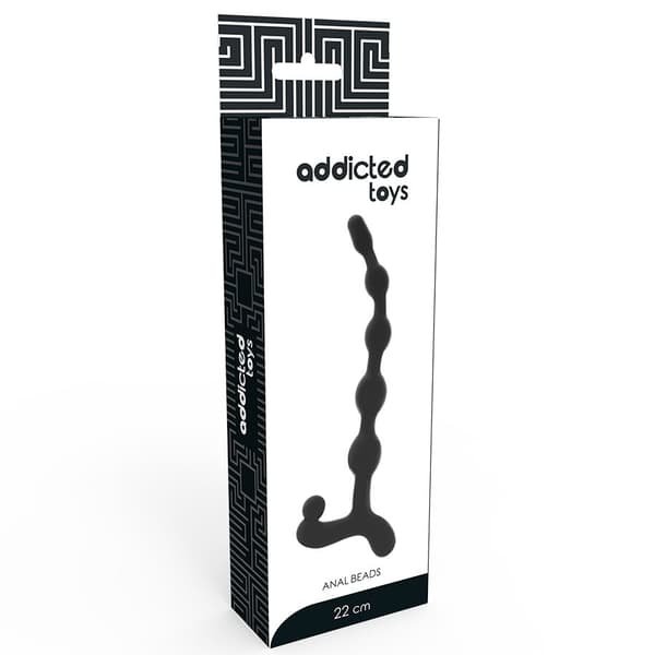 ADDICTED TOYS ANAL BEADS 22CM BLACK