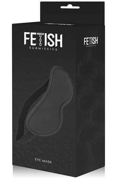 Fetish Submisive Vegan Leather Mask Bind