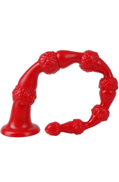 FUKR Long Dildo Beads Reptil 54cm Ekstra long analdildo