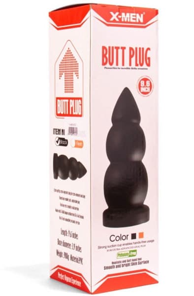 X-Men Butt Plug Black 24cm