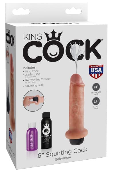Pipedream King Cock Squirting Cock 18cm Sprutende dildo