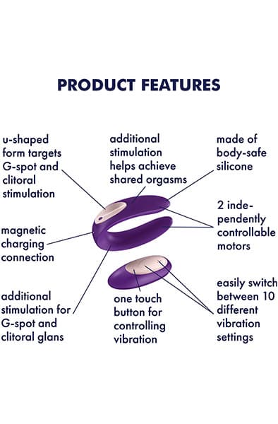 Satisfyer Partner Plus Remote Trådlös parvibrator
