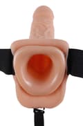 Miniatyrbilde 2 av 3: Pipedream Hollow Strap-On with Balls 19cm Strap-on med sele