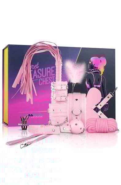 Easytoys Secret Pleasure Chest Pink Bpndage pakke