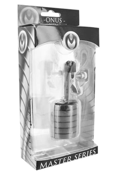 Master Series Onus Nipple Clip With Magnet Weights