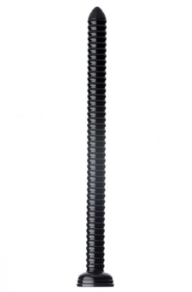 Hosed Ribbed Anal Snake 51 cm Ekstra lang analdildo
