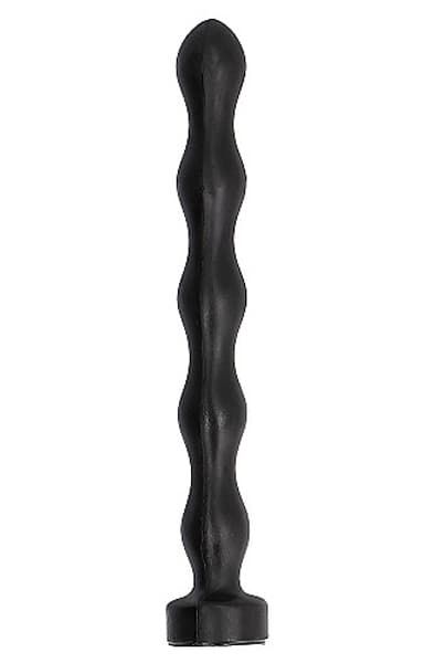 All Black Anal Plug Ball 32 cm Analdildo