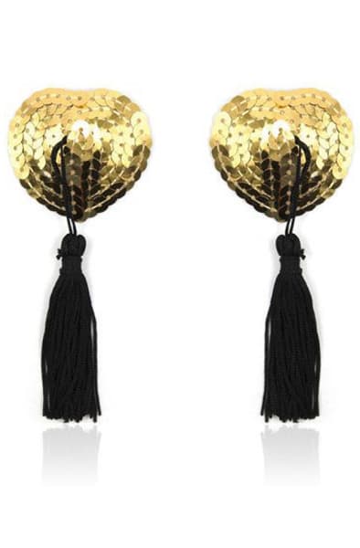 TOYZ4LOVERS Heart Shine Nipples Tassels Nipple covers