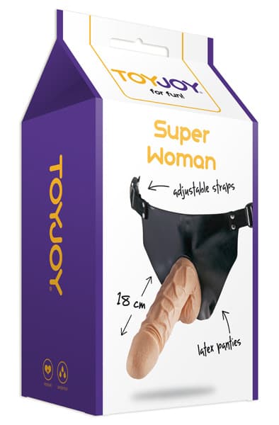 ToyJoy Superwoman Strap-On Strap-on med sele