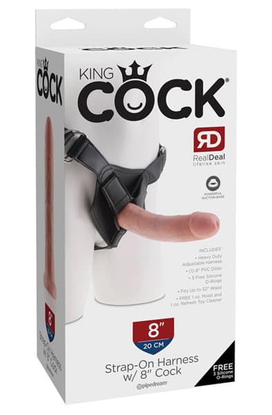 Pipedream King Cock Strap-On Harness 20 cm Strap-on med sele