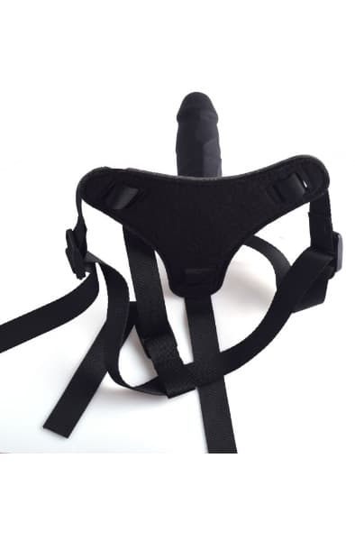 TOYZ4LOVERS Hot Stuff Strap-on Black Strap-on med sele