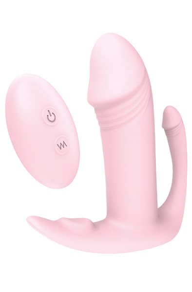 Dream Toys Vibes Of Love Remote Tri-pleasurer Pink Kolmi-piste vibraattori
