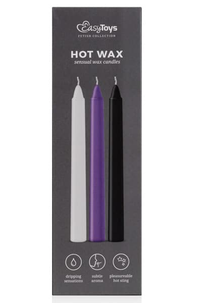 Easytoys Sensual Hot Wax Candles 3 pcs