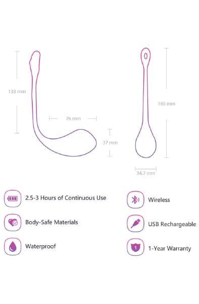 Lovense Lush 2 Trådløs vibrator