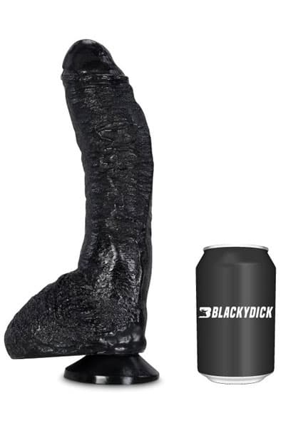 BlackyDick Tyson XL Dildo Black 27 cm Anal dildo