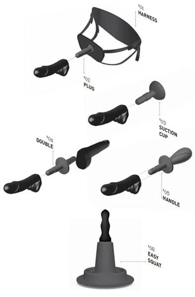 HUNG System Schlong HT13 Analdildo